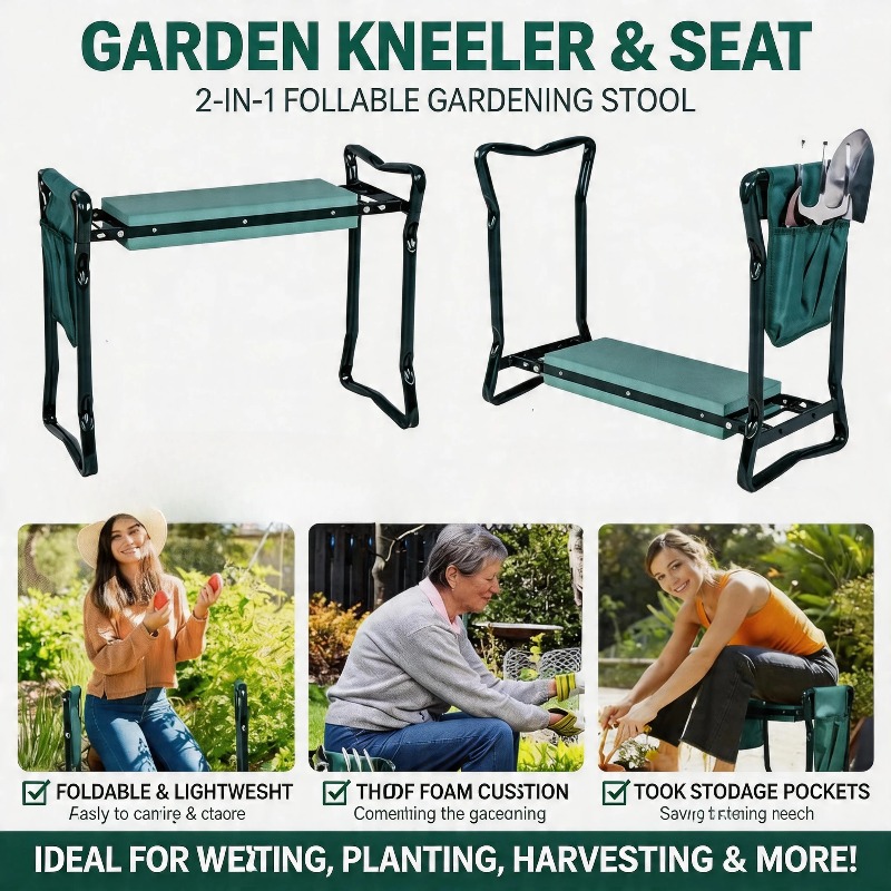 Gardening Tools Kit For Sale - Assento Dobrável para Jardim 2 em