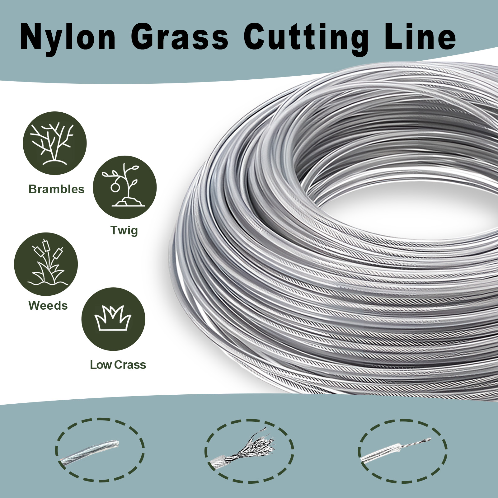 Cosy 10m/15m fio de aço náilon - Gardening Tools Basic avaliação e preço